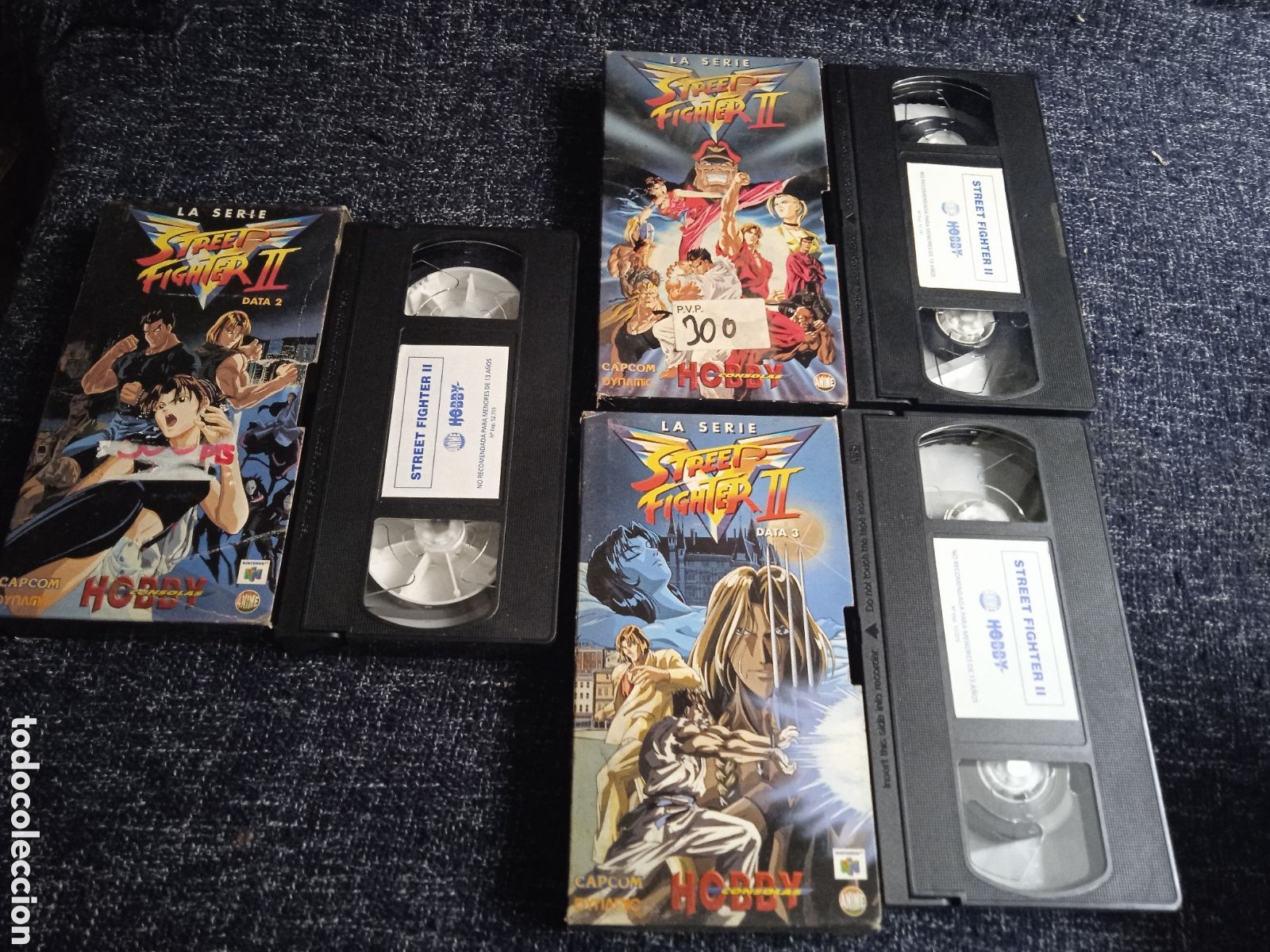Cine: VHS -MANGA -STREET FIGHTER II -EPISODIO 1, 2, 3, - HOBBY CONSOLAS