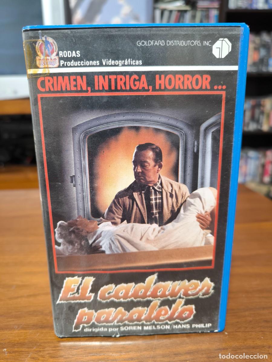 Cine: El Cad&aacute;ver Paralelo VHS crimen intriga horror