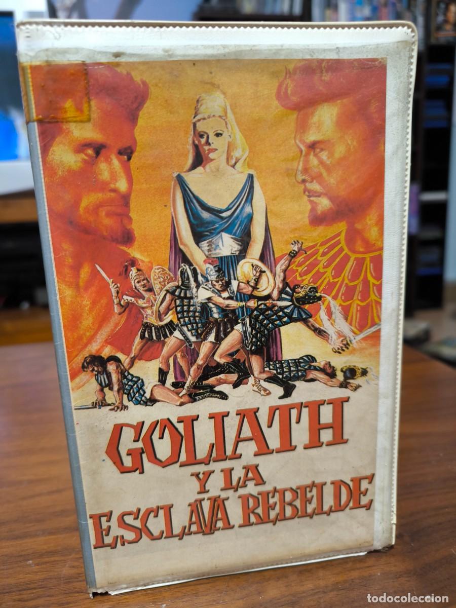 Cine: Goliath y la Esclava Rebelde vhs