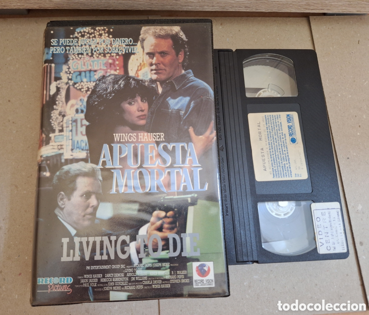 Cine: Apuesta Mortal VHS Wings Hauser