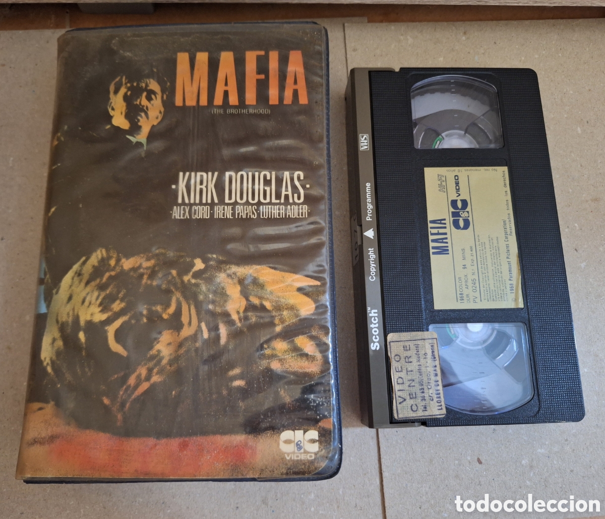 Cine: Mafia VHS Kirk Douglas