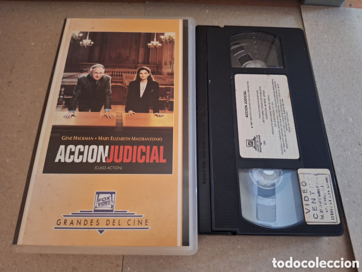 Cine: Acci&oacute;n Judicial VHS Gene Hackman