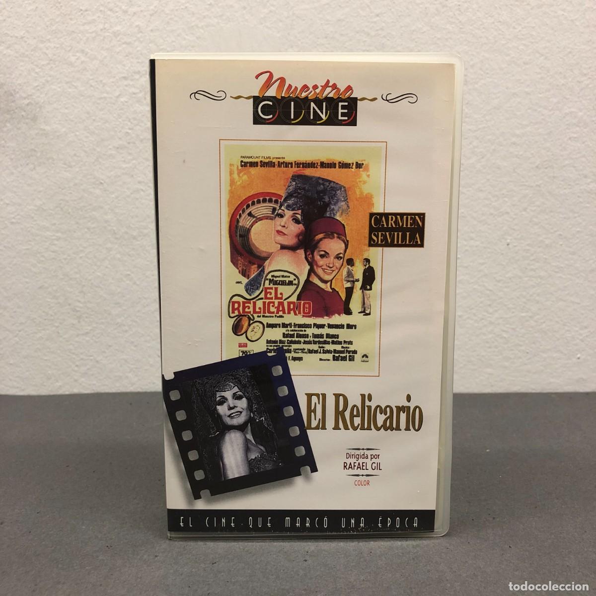Cine: EL RELICARIO - CARMEN SEVILLA - RAFAEL GIL - VHS -NUESTRO CINE - DREAM TIME - 87 MIN. - 58.792 / 726