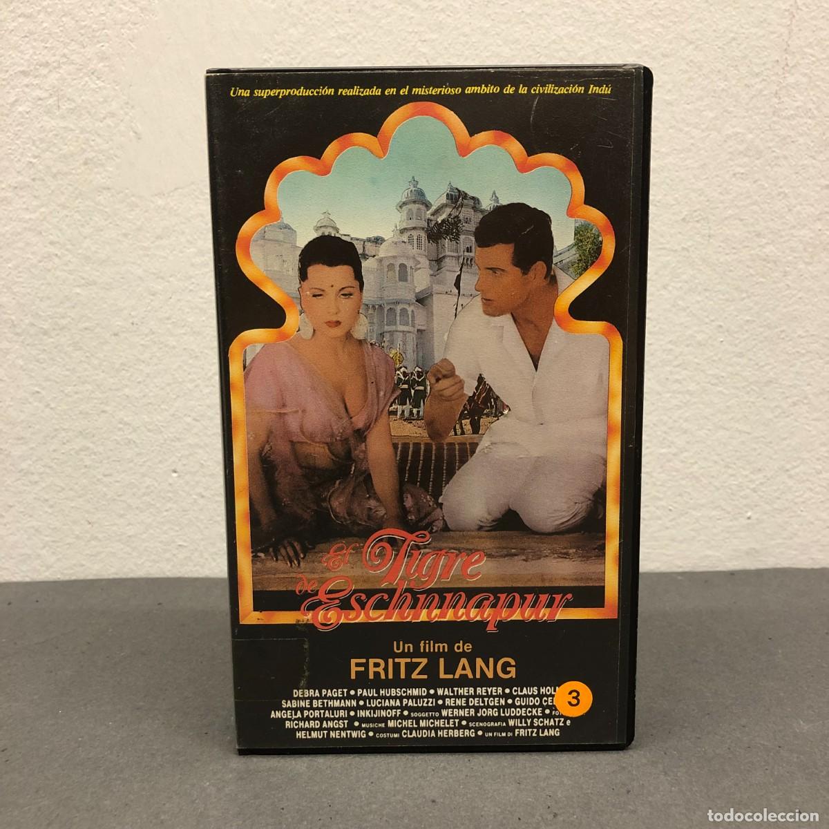 Cine: EL TIGRE DE ESCHNNAPUR - FRITZ LANG - VHS - VIDEO M-30 - 100 MIN. - 20.518 / 736