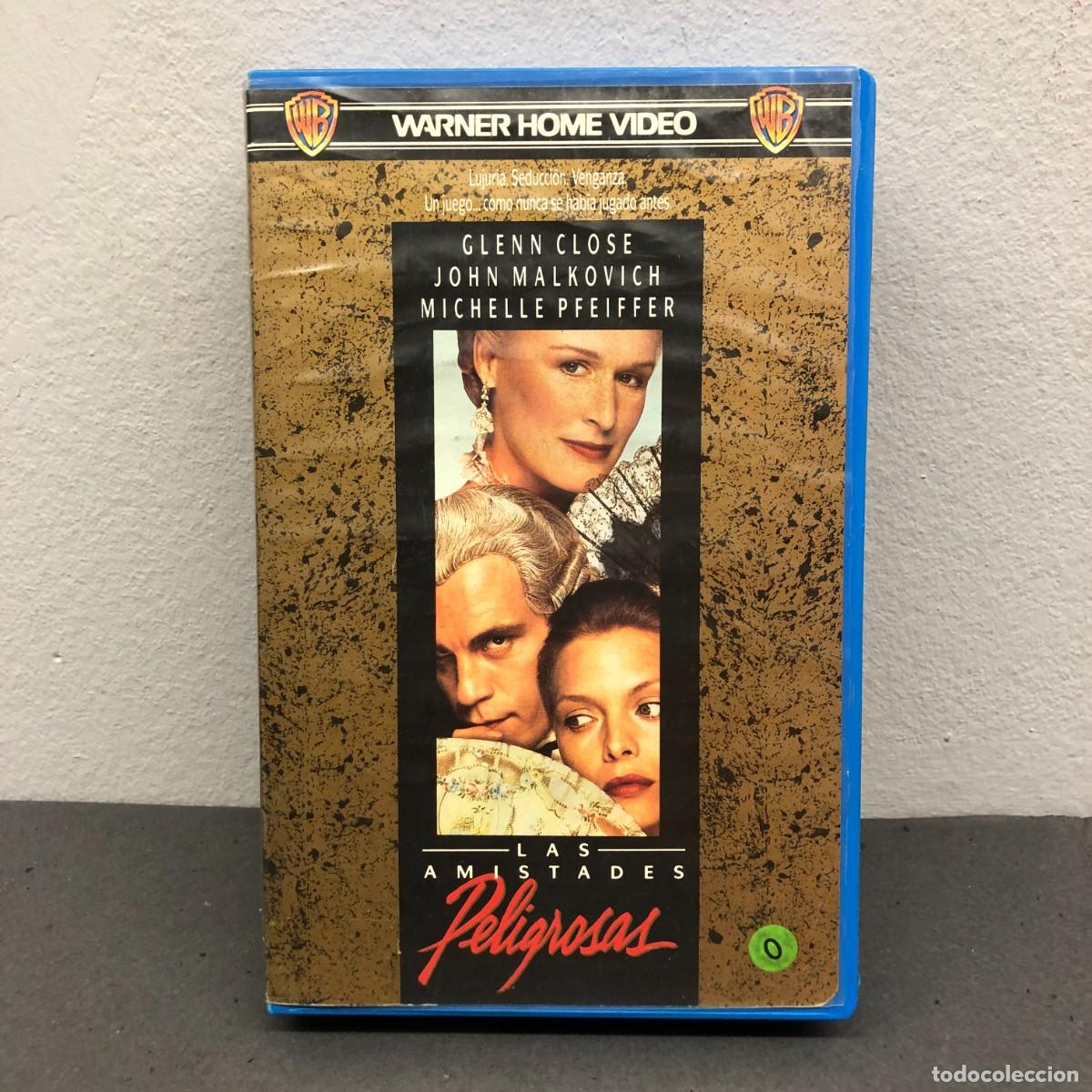 Cine: LAS AMISTADES PELIGROSAS - GLENN CLOSE, JOHN MALKOVICH, MICHELLE PFEIFFER - VHS - PHV 11872 / 741