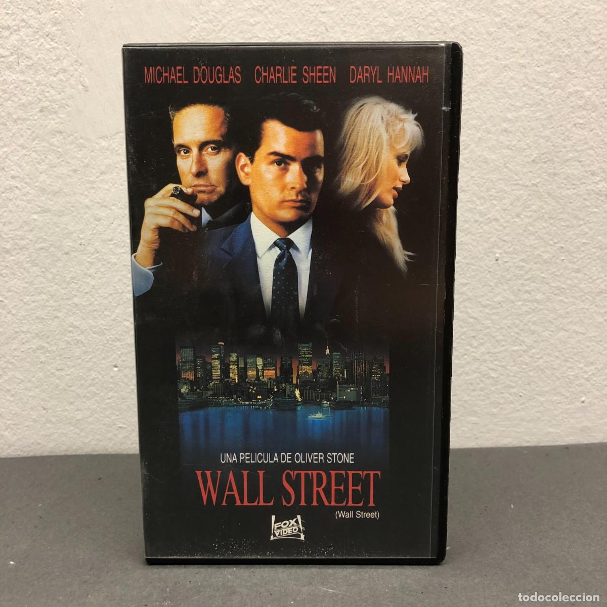 Cine: WALL STREET - OLIVER STONE - VHS - MICHAEL DOUGLAS, CHARLIE SHEEN -FOX VIDEO - 125 MIN. - 1653 / 742