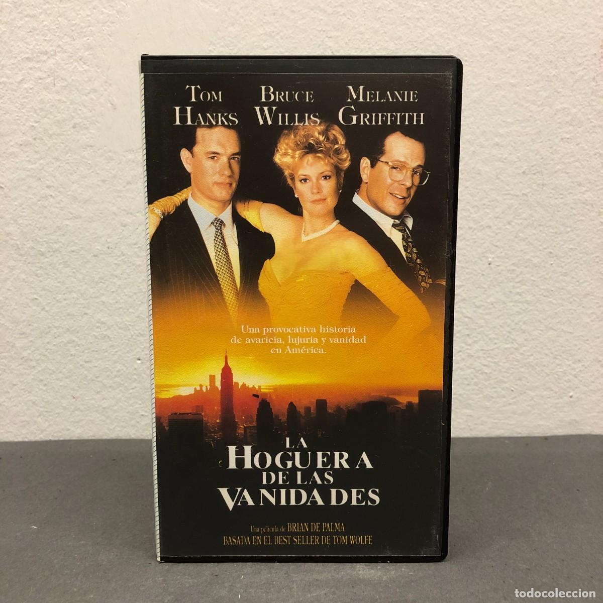 Cinema: LA HOGUERA DE LA VANIDADES - BRIAN DE PALMA - VHS - TOM HANKS, BRUCE WILLIS - 126 MIN. -39.072 / 754