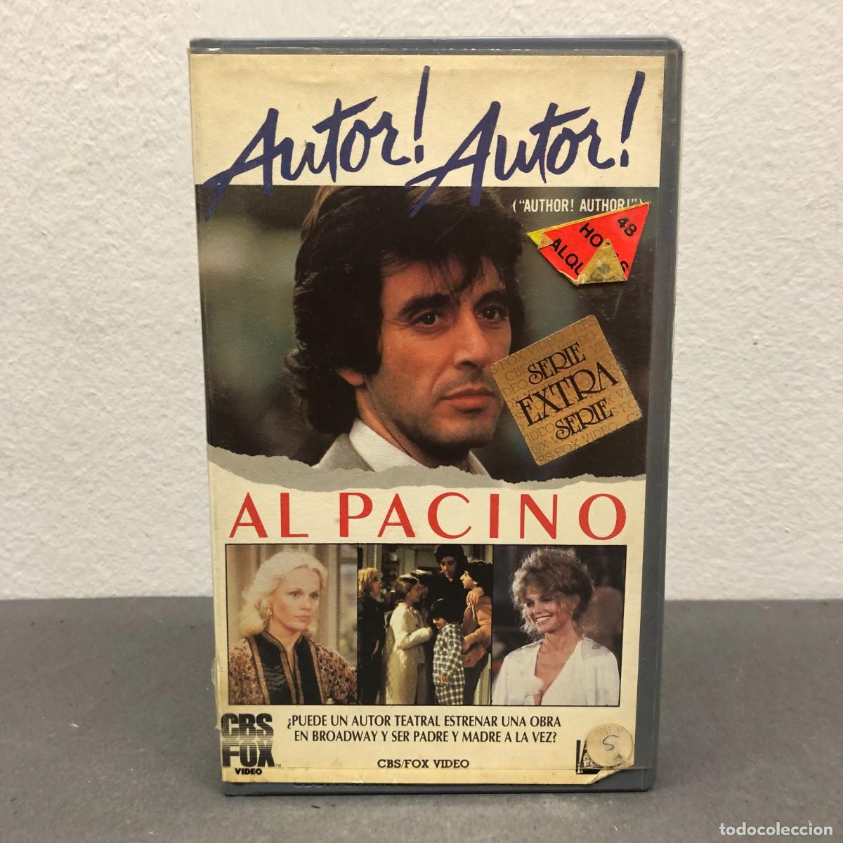 Cine: AUTOR! AUTOR! - AL PACINO - VHS - CBS FOX - 109 MIN. - 1181-51 / 763