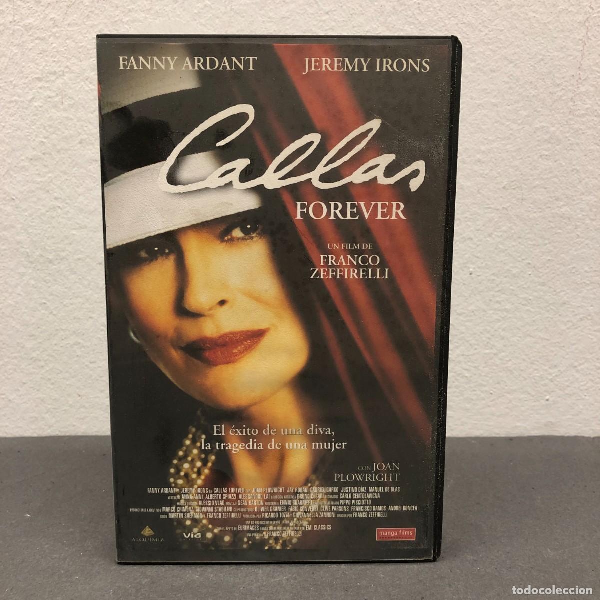 Cine: CALLAS FOREVER - FRANCO ZEFFIRELLI - VHS - MANGA FILMS - 110 MIN. - 73.791 / 767
