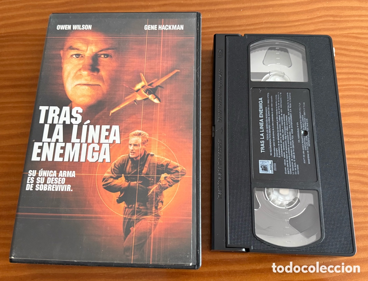 Cine: Tras la linea enemiga VHS EDICI&Oacute;N VIDEOCLUB FOX