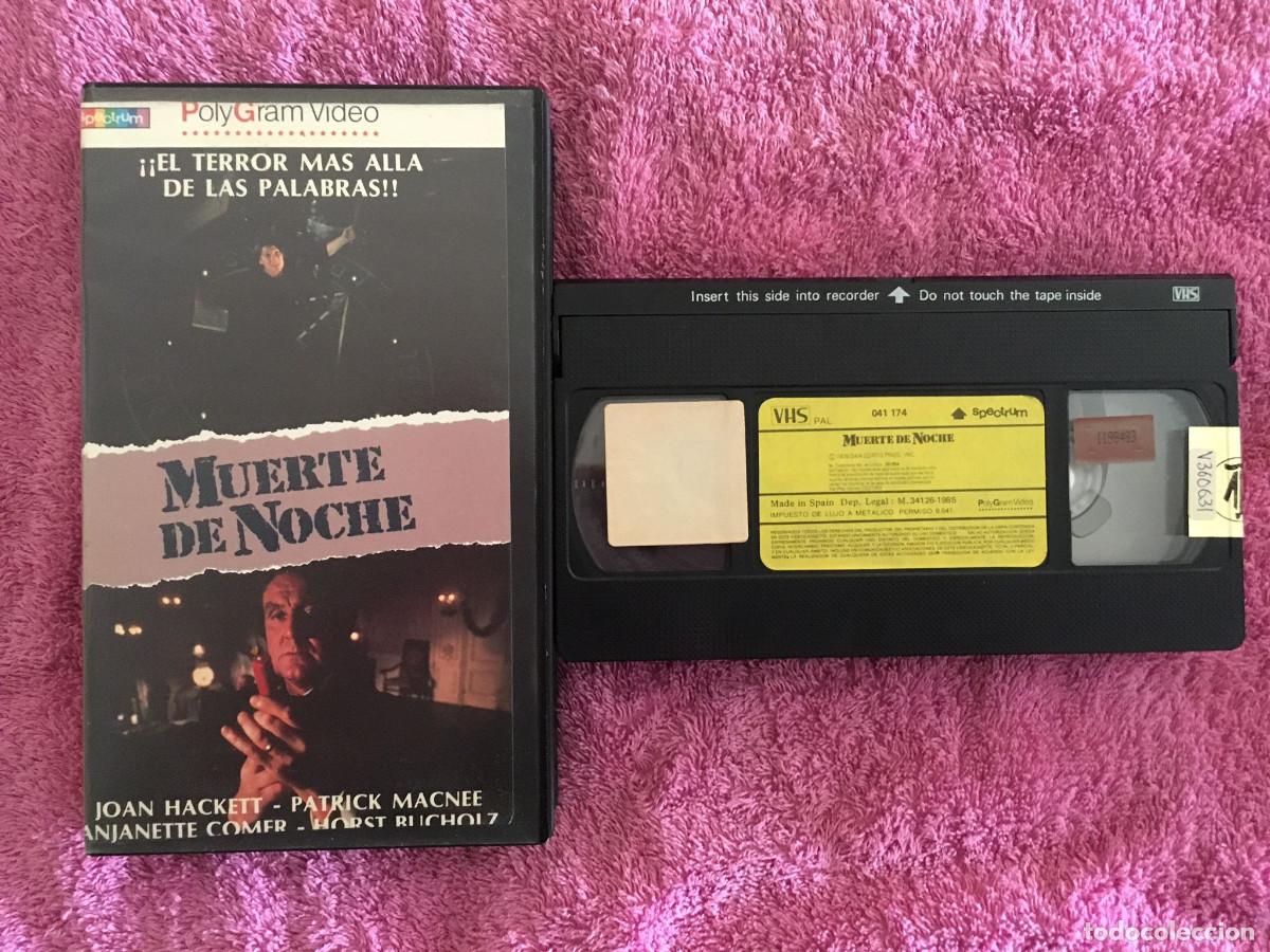 Cine: MUERTE DE NOCHE (1977) VHS TERROR DAN CURTIS JOHN MOXEY PATRICK MACNEE ED BEGLEY JR. HORST BUCHHOLZ