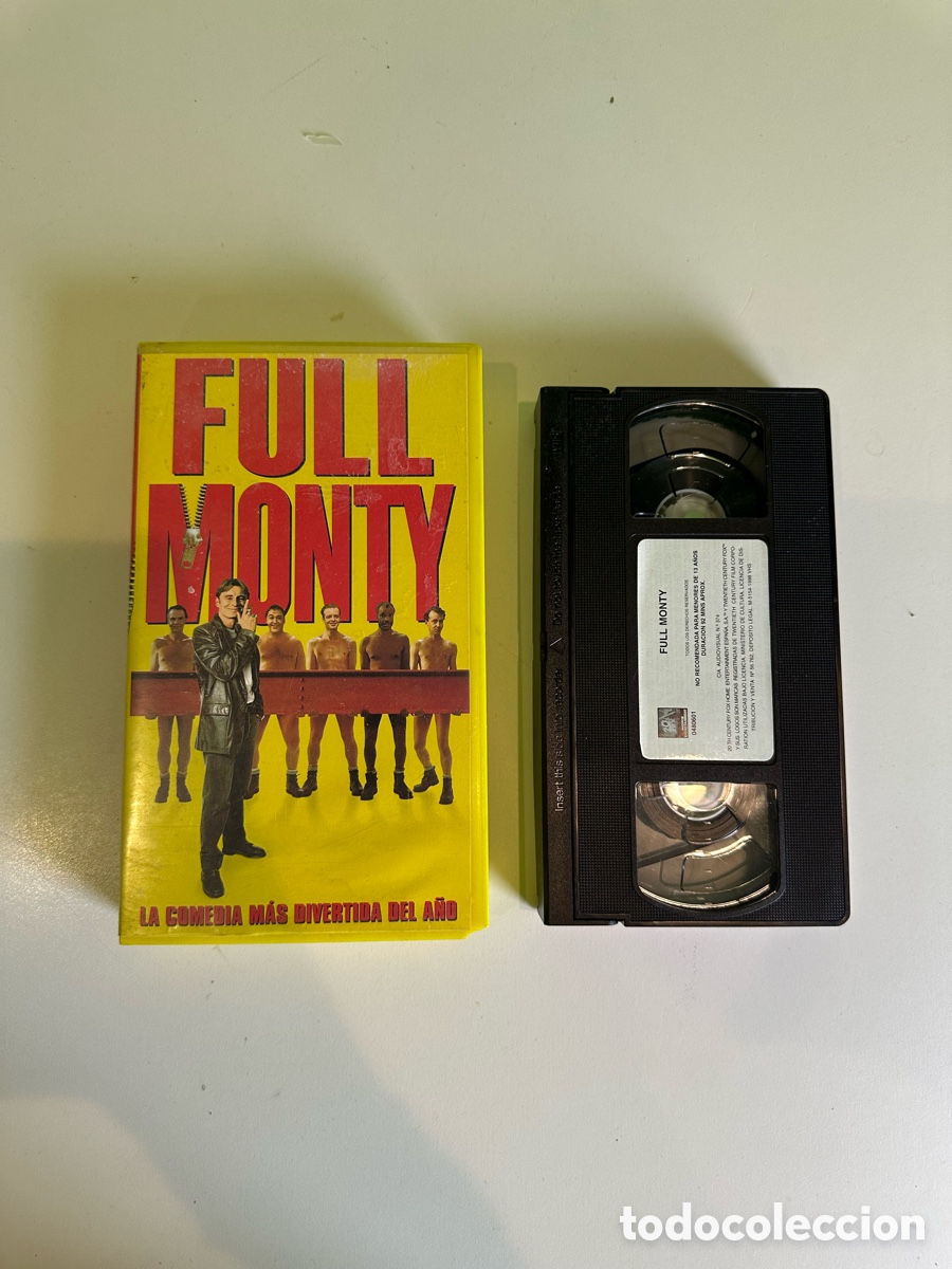 Cine: VHS Original Full Monty &ndash; La Comedia M&aacute;s Divertida del A&ntilde;o &ndash; Edici&oacute;n Coleccionista