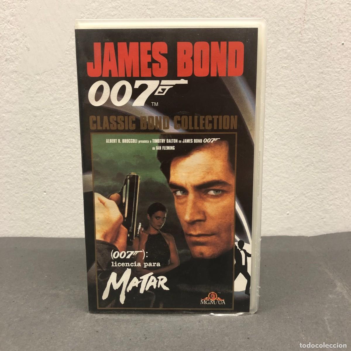 Cine: JAMES BOND 007 - LICENCIA PARA MATAR - CLASSIC BOND COLLECTION - VHS - JOHN GLEN - MGM -34.953 / 775