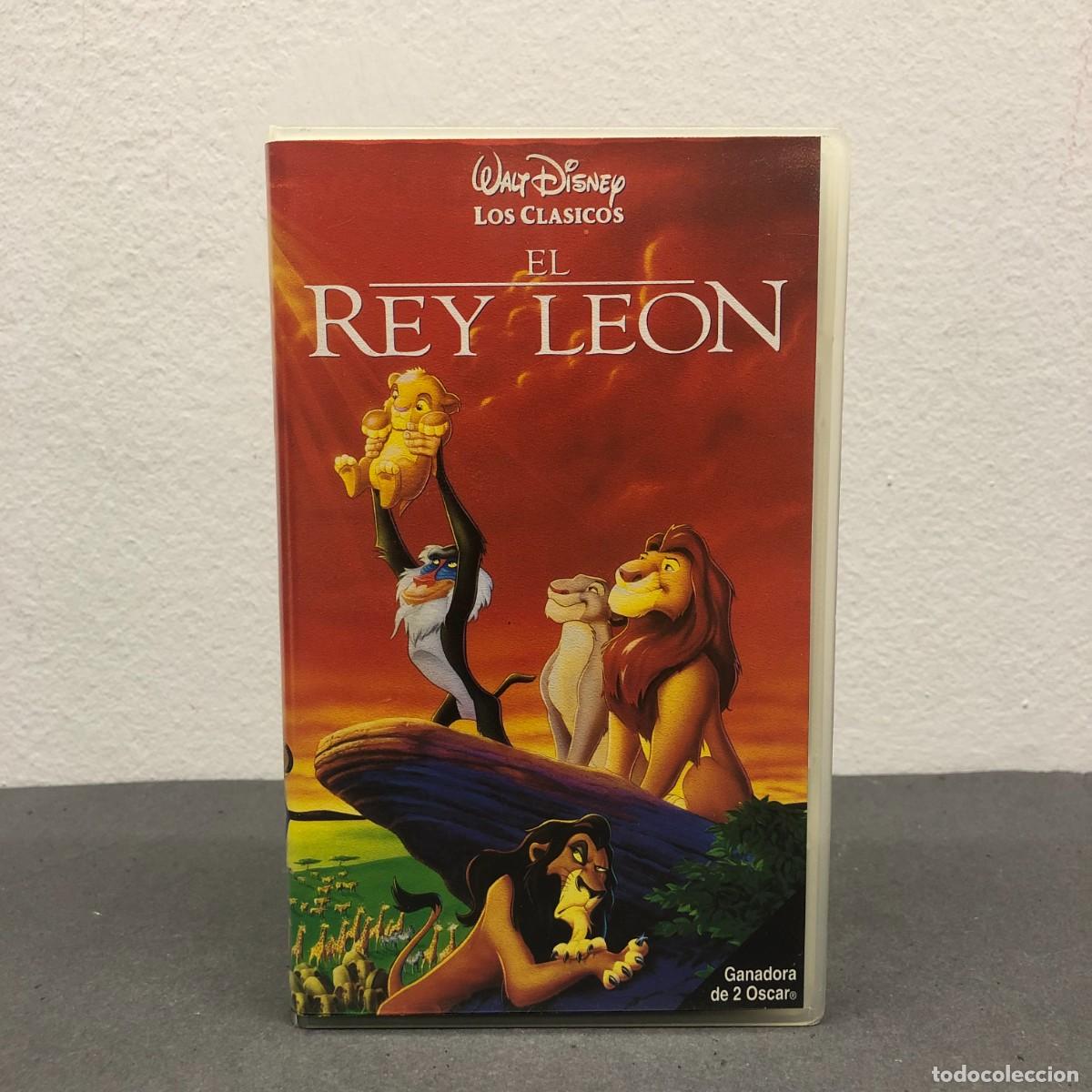 Cine: EL REY LE&Oacute;N - WALT DISNEY - LOS CLASICOS - VHS - 84:44 MIN. - 12977 / 778