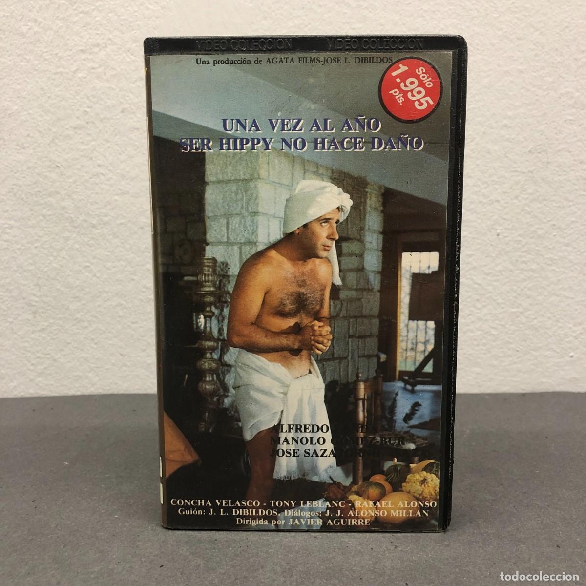 Cine: UNA VEZ AL A&Ntilde;O SER HIPPY NO HACE DA&Ntilde;O - JAVIER AGUIRRE - VHS - FASHION HOME VIDEO - 12743763 / 780