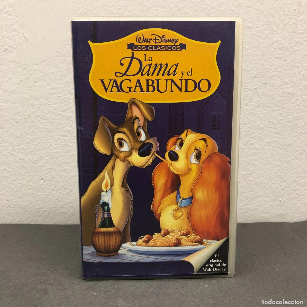 Cine: LA DAMA Y EL VAGABUNDO - LOS CLASICOS - VHS - WALT DISNEY - 73 MIN - 10148 / 795