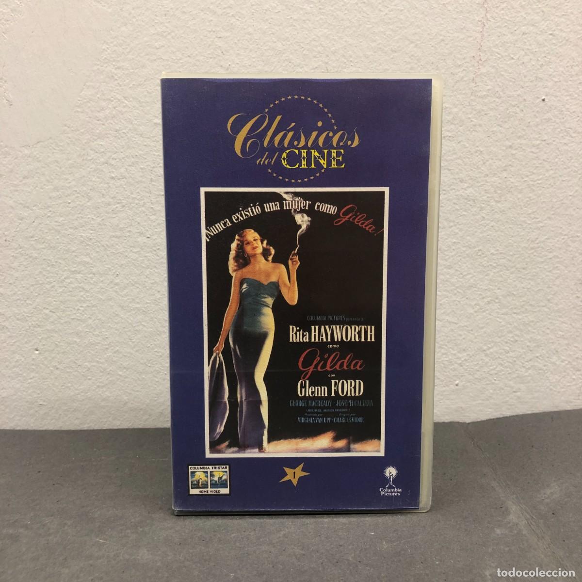 Cine: GILDA - RITA HAYWORTH, GLENN FORD - VHS - COLUMBIA PICTURES - CLASICOS CINE, N&ordm; 1 - 22.978 / 803