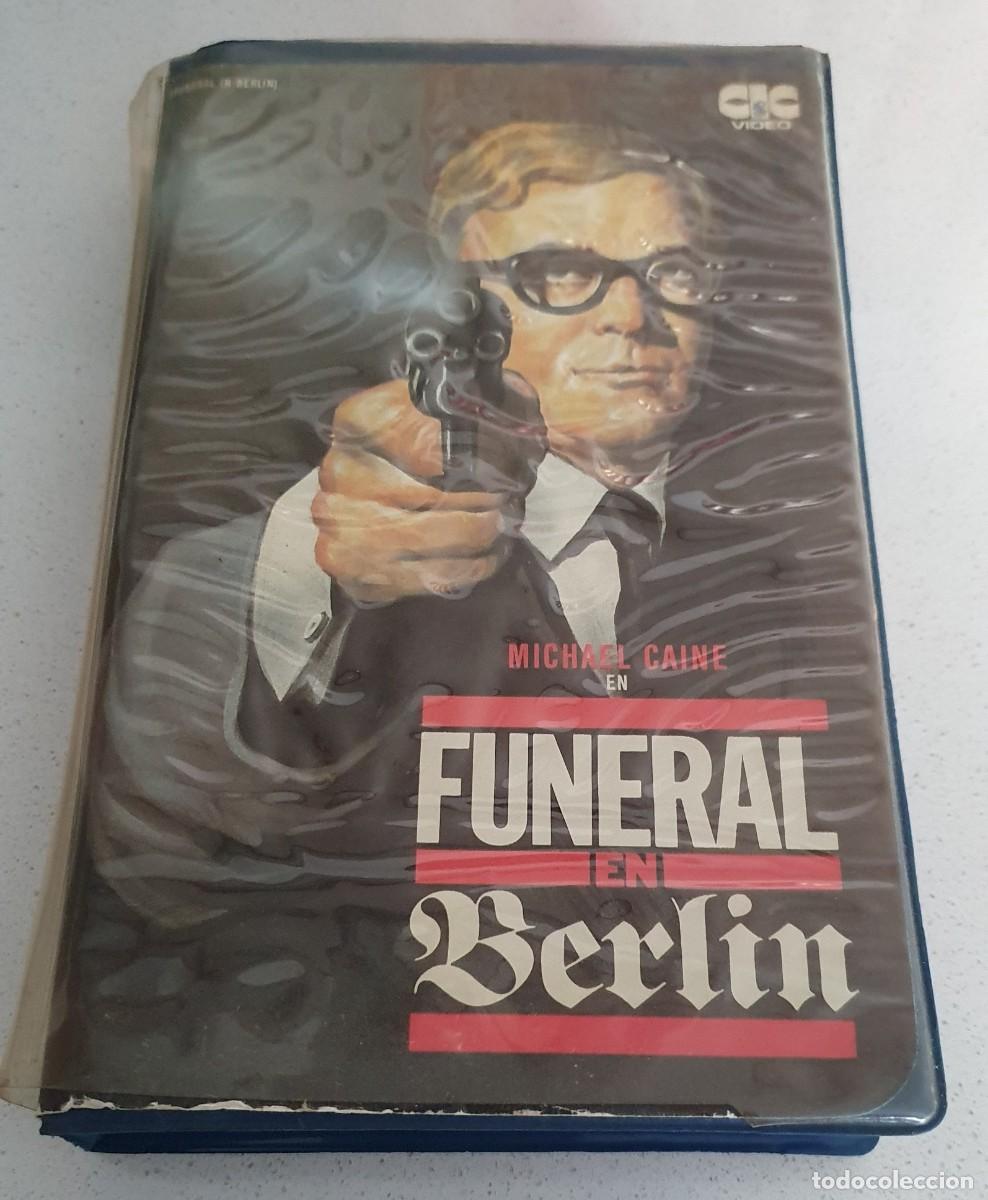 Cine: Pel&iacute;cula Vhs Funeral en Berl&iacute;n. Michael Caine. CIC Video 1985 videoclub alquiler.