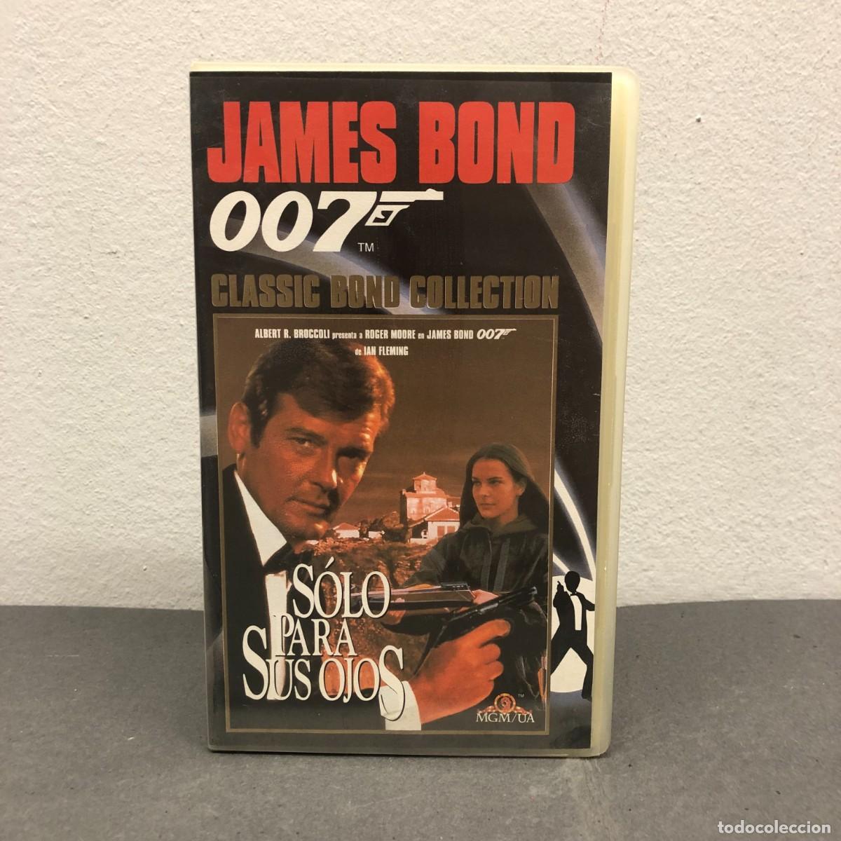 Cine: JAMES BOND 007 - CLASSIC BOND COLLECTION - S&Oacute;LO PARA SUS OJOS - ROGER MOORE IAN FLEMING - VHS / 824