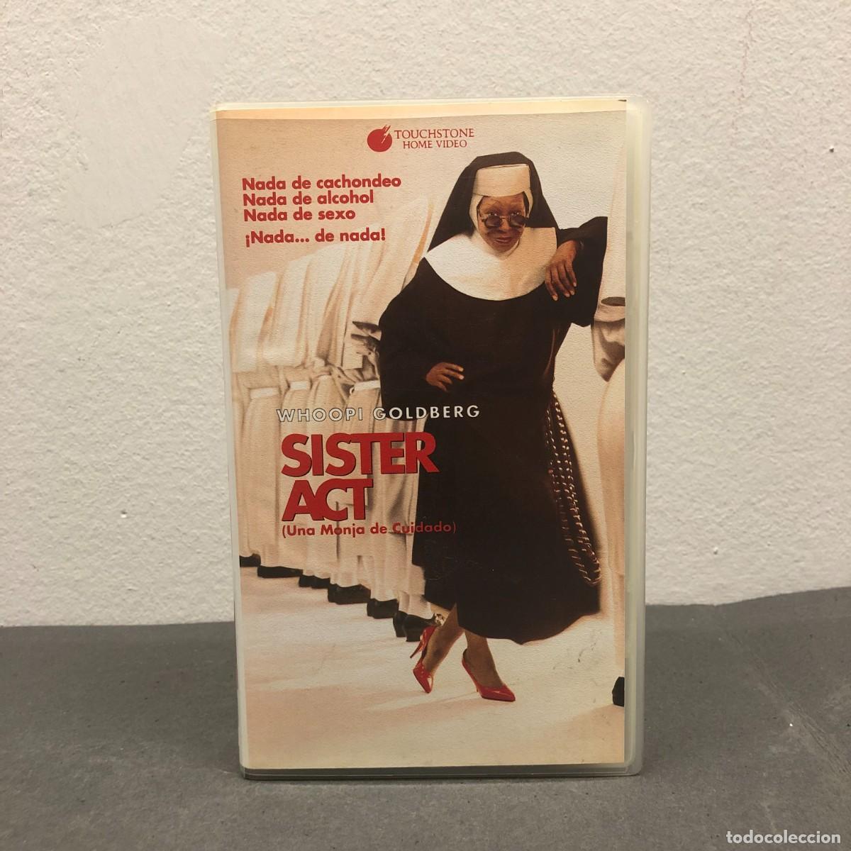 Cine: SISTER ACT - WHOOPI GOLDBERG - UNA MONJA DE CUIDADO - NADA DE CACHONDEO, NADA DE ALCOHOL - VHS / 827