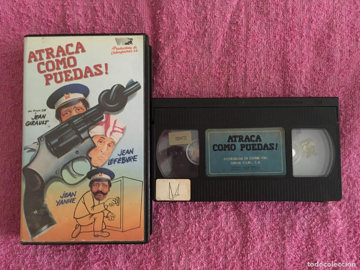 Cine: ATRACA COMO PUEDAS (1968) VHS VP5 PRODUCTORA DE VIDEOGRAMAS JEAN GIRAULT JEAN LEFEBVRE