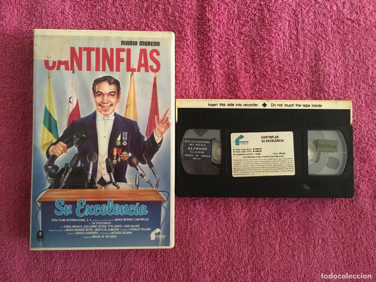 Cine: VHS SU EXCELENCIA (1967) VHS 1&ordf; EDICI&Oacute;N FILMAYER CANTINFLAS