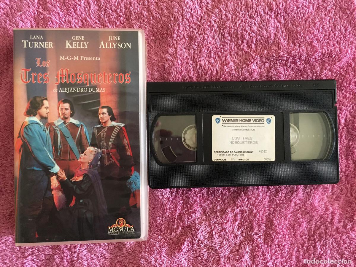 Cine: LOS TRES MOSQUETEROS (1948) VHS GENE KELLY LANA TURNER VINCENT PRICE ANGELA LANSBURY