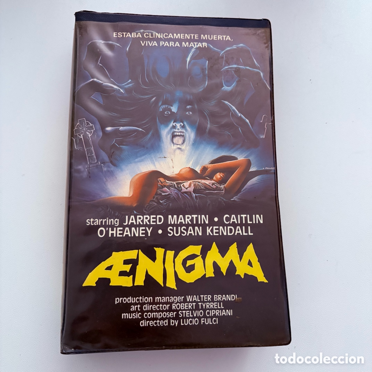 Cine: pelicula de antiguo videoclub vhs aenigma