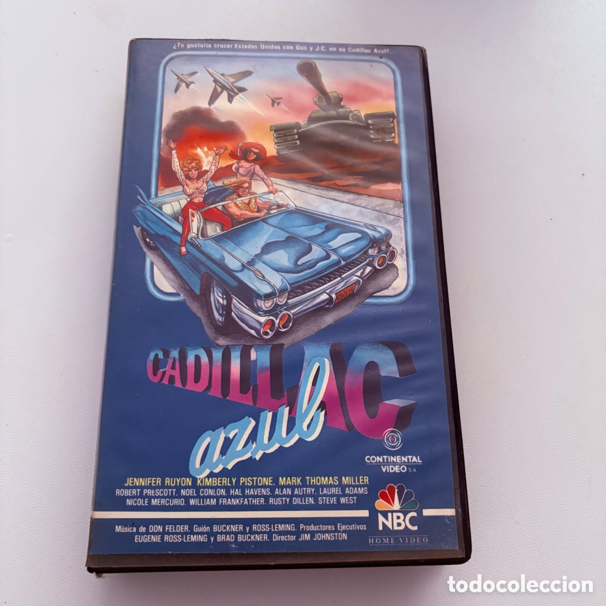 Cine: pelicula de antiguo videoclub vhs cadillac azul