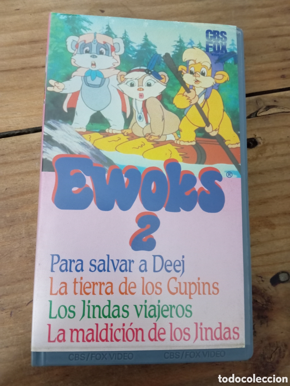 Cine: EWOKS , 1988 / STAR WARS , VHS EDICI&Oacute;N VIDEOCLUB