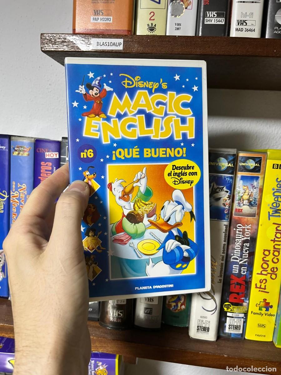 Cine: BLAS10AUP DISNEY'S MAGIC ENGLISH N&ordm; 6 &iexcl;QU&Eacute; BUENO! &ndash; Planeta DeAgostini vhs