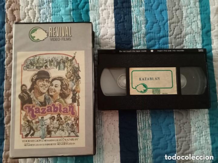 Cine: KAZABLAN (1973) VHS 1&ordf; EDICI&Oacute;N PIRATA REVIVAL MUSICAL MENAHEM GOLAN