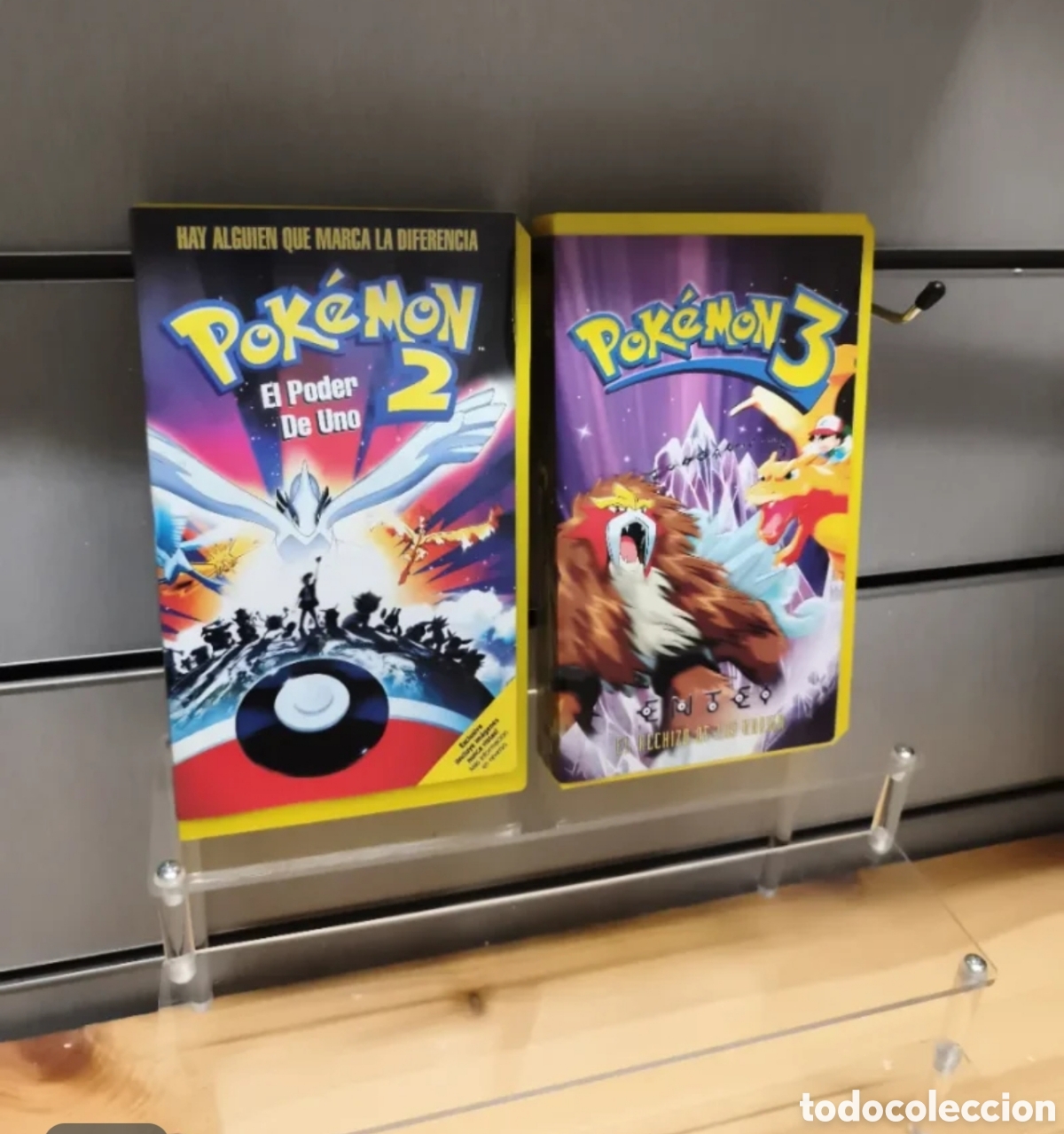 Cine: Lote 2 pel&iacute;culas VHS Pokemon 2 y 3