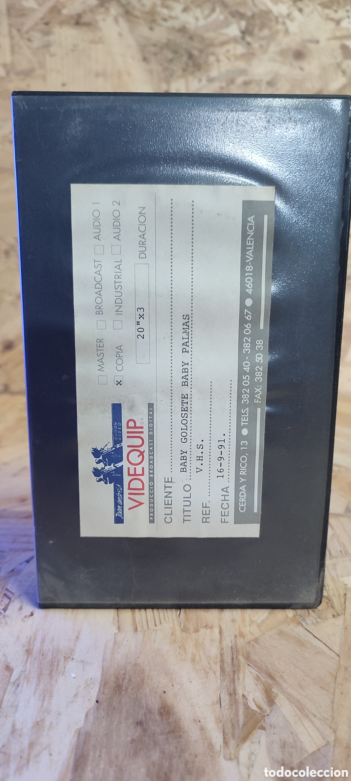 Cine: Espectacular VHS Berjusa, publicidad a&ntilde;os 90 mu&ntilde;ecas Baby palmas y baby Golosete. Leer bien descripc