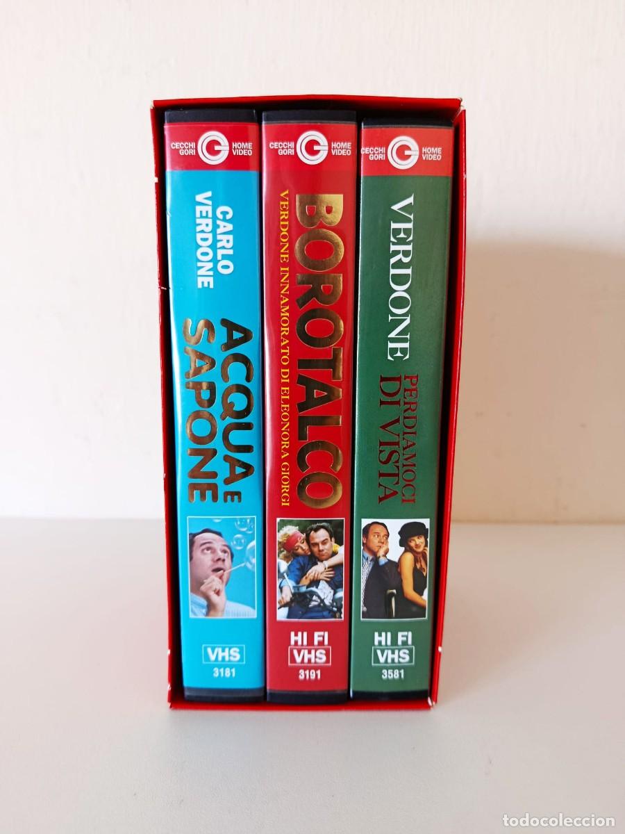 Cine: Cecchi Gori Home Video Carlo Verdone Cofanetto Vhs