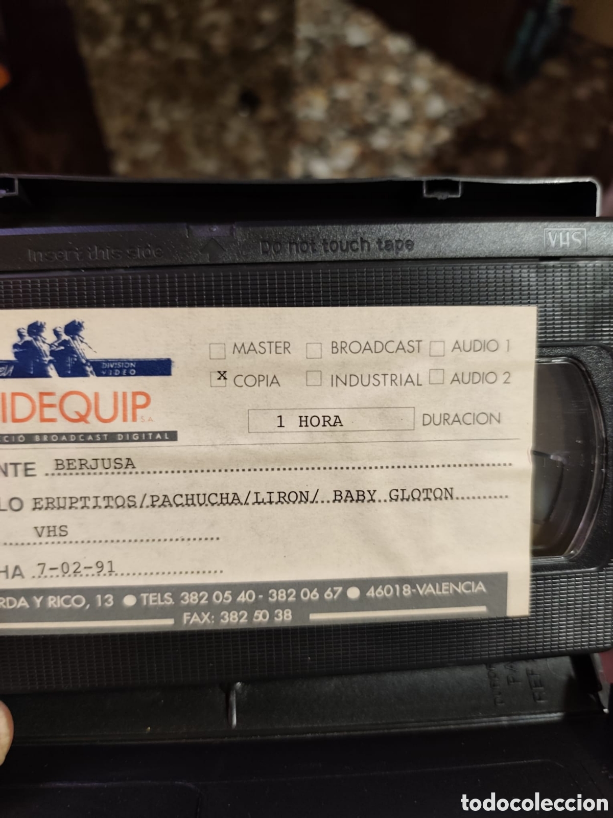 Kino: Espectacular VHS publicidad de Mu&ntilde;ecas Berjusa. Eruptitos, Pachuca, Lir&oacute;n y Baby glot&oacute;n. A&ntilde;os 90