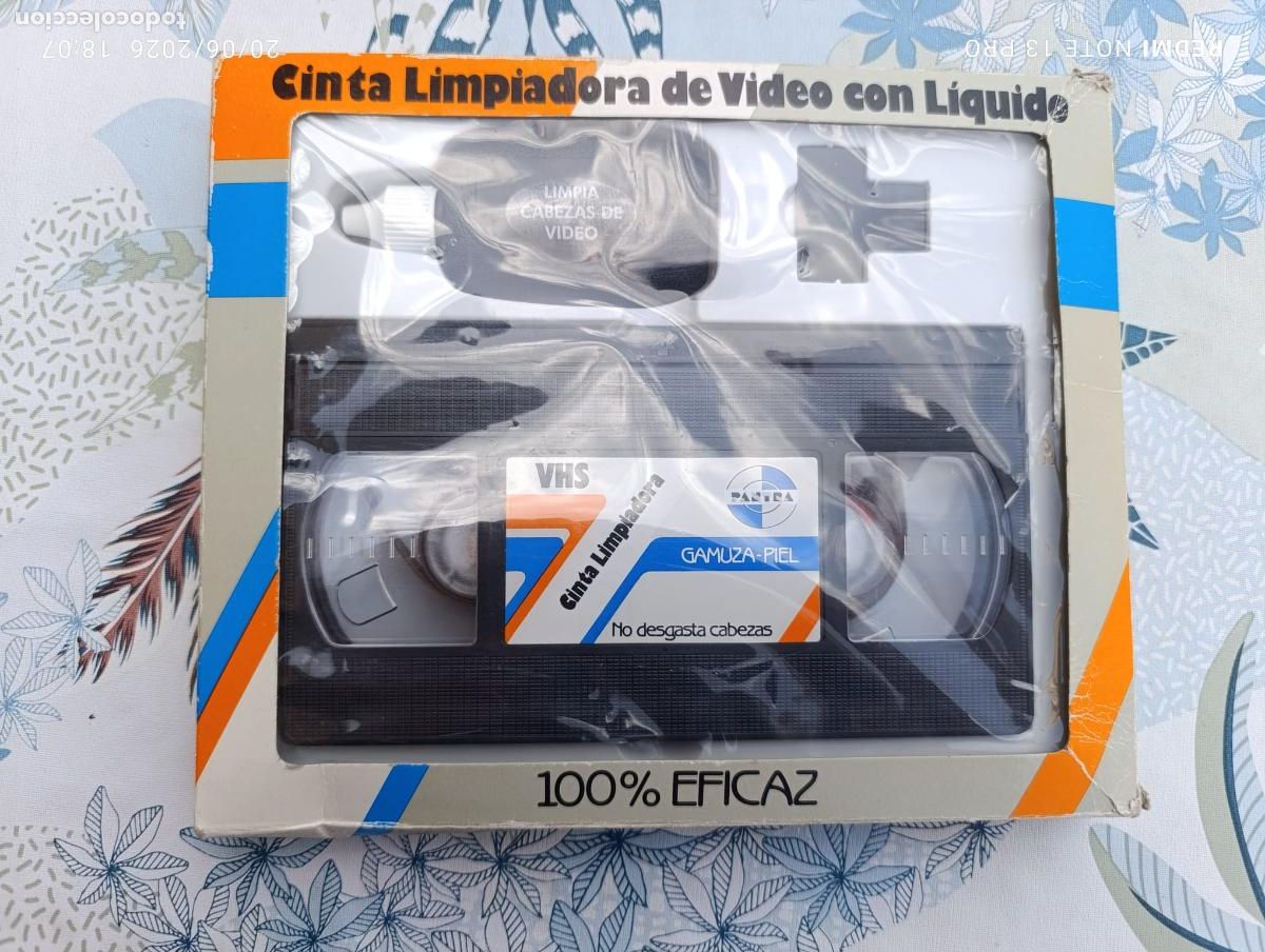 Cine: VHS CINTA LIMPIADORA PARA VIDEOS.