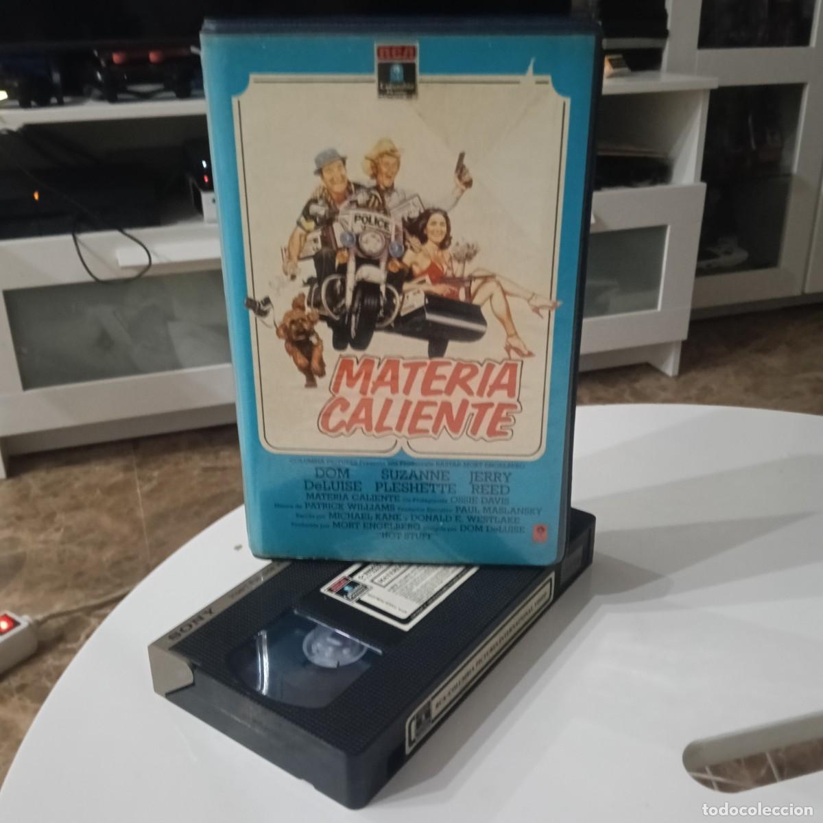 Cine: MATERIA CALIENTE - DOM DELUISE - SUZANNE PLESHETTE, JERRY REED - RCA CIC 1987