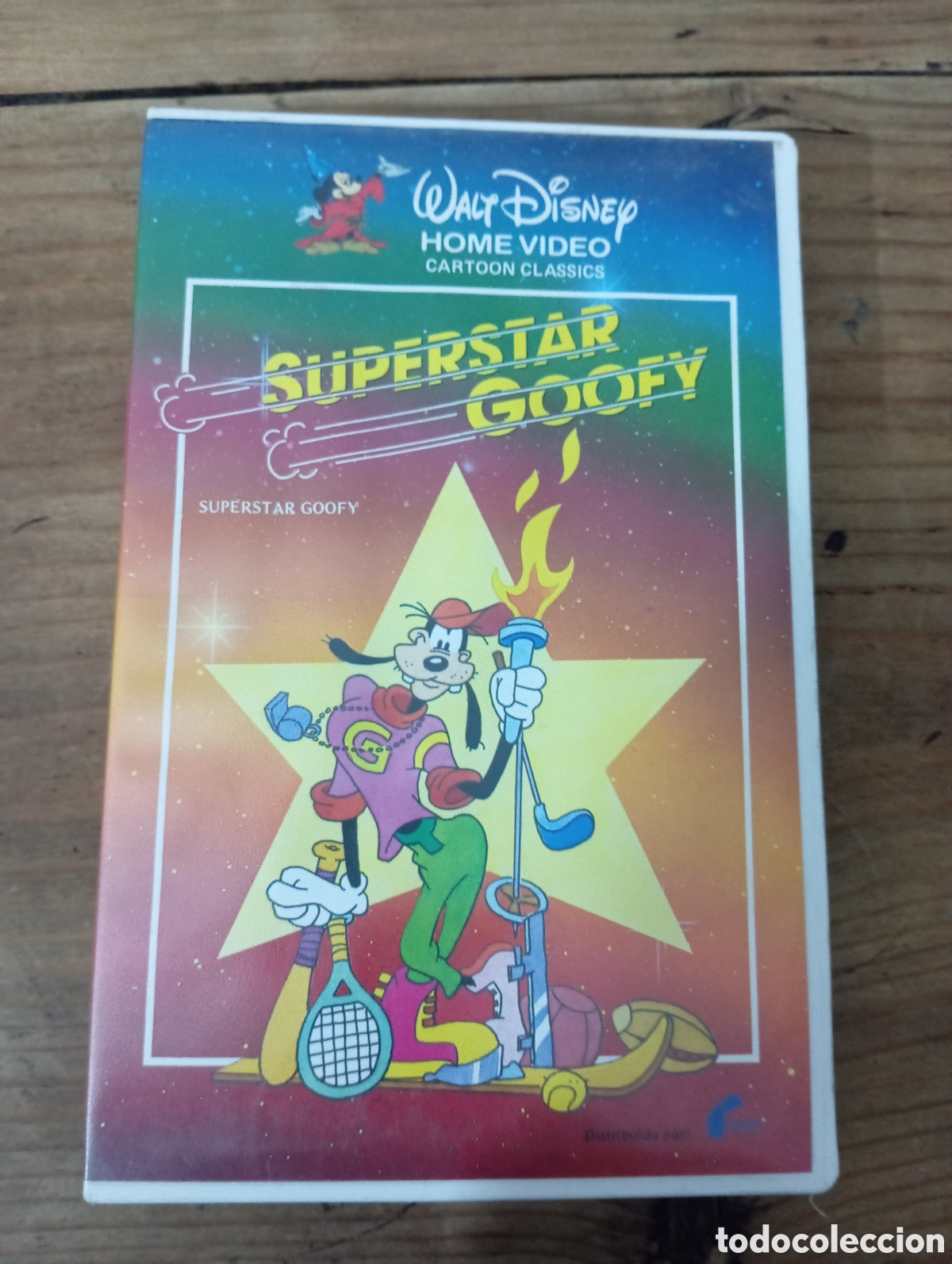 Cine: GOOFY - SUPERSTAR GOOFY , 1987 / VHS EDICI&Oacute;N VIDEOCLUB