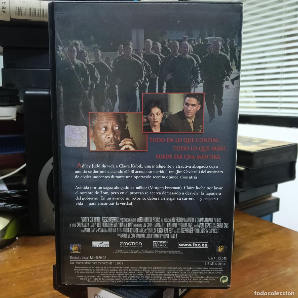 Cine: TODA LA VERDAD - CARL FRANKLIN - ASHLEY JUDD, MORGAN FREEMAN - FOX