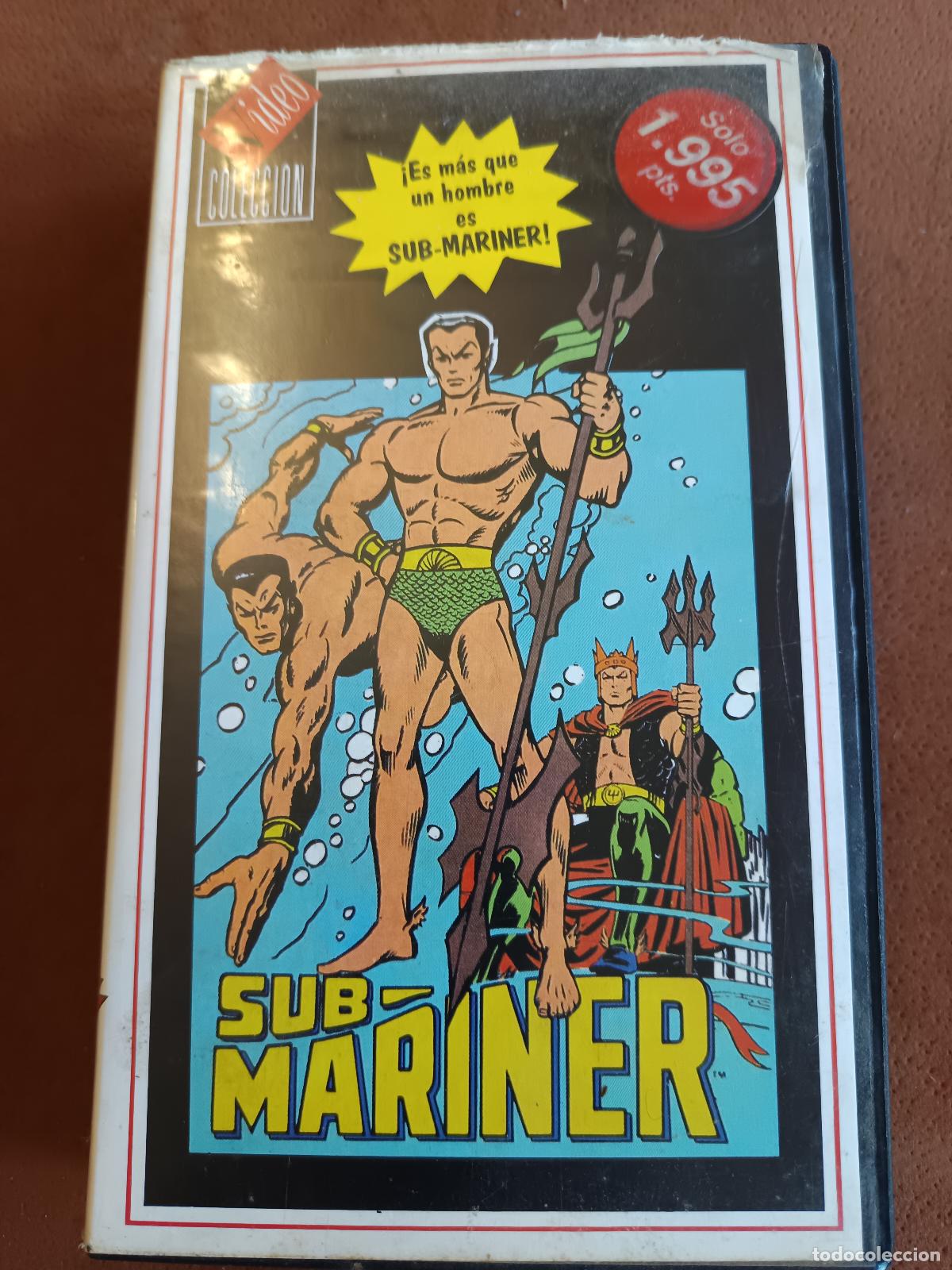 Cine: PRINCIPE NAMOR SUB-MARINER VHS ORIGINAL 1987 MARVEL. DESCATALOGADO. BUEN ESTADO
