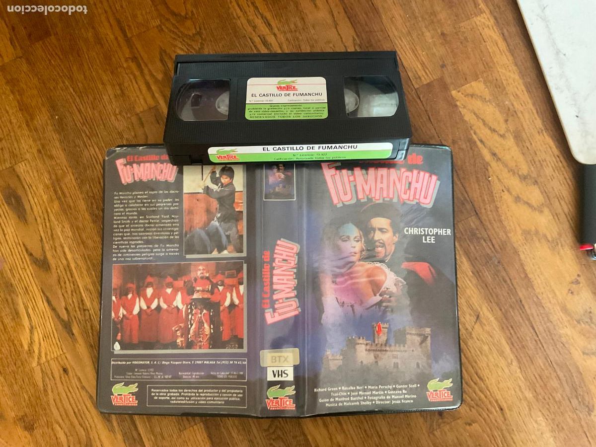 Cine: EL CASTILLO DE FU-MANCHU - JES&Uacute;S / JESS FRANCO - VHS