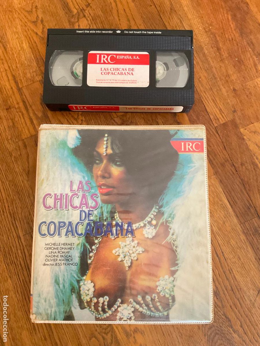 Cine: LAS CHICAS DE COPACABANA - JES&Uacute;S / JESS FRANCO - VHS - ESTUCHE GRANDE. MUY DIF&Iacute;CIL