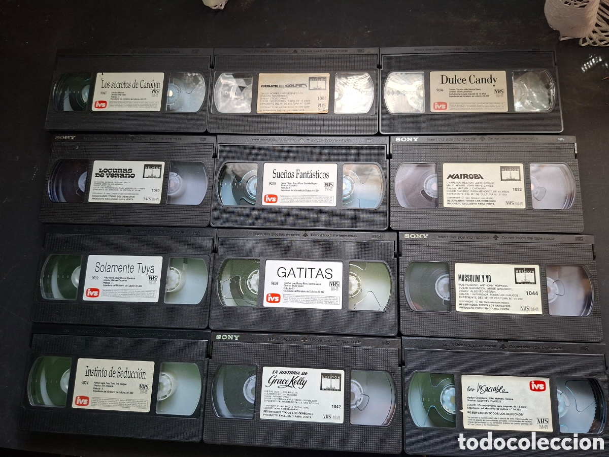 Cine: LOTE DE 50 PELICULAS VHS VARIADAS SIN CAJA.