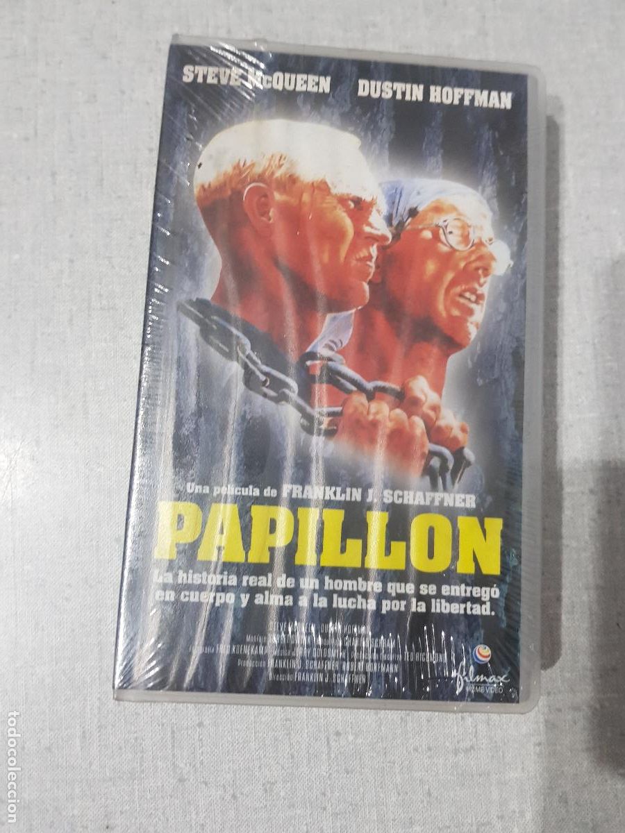 Cine: PELICULA VHS PAPILLON PRECINTADA