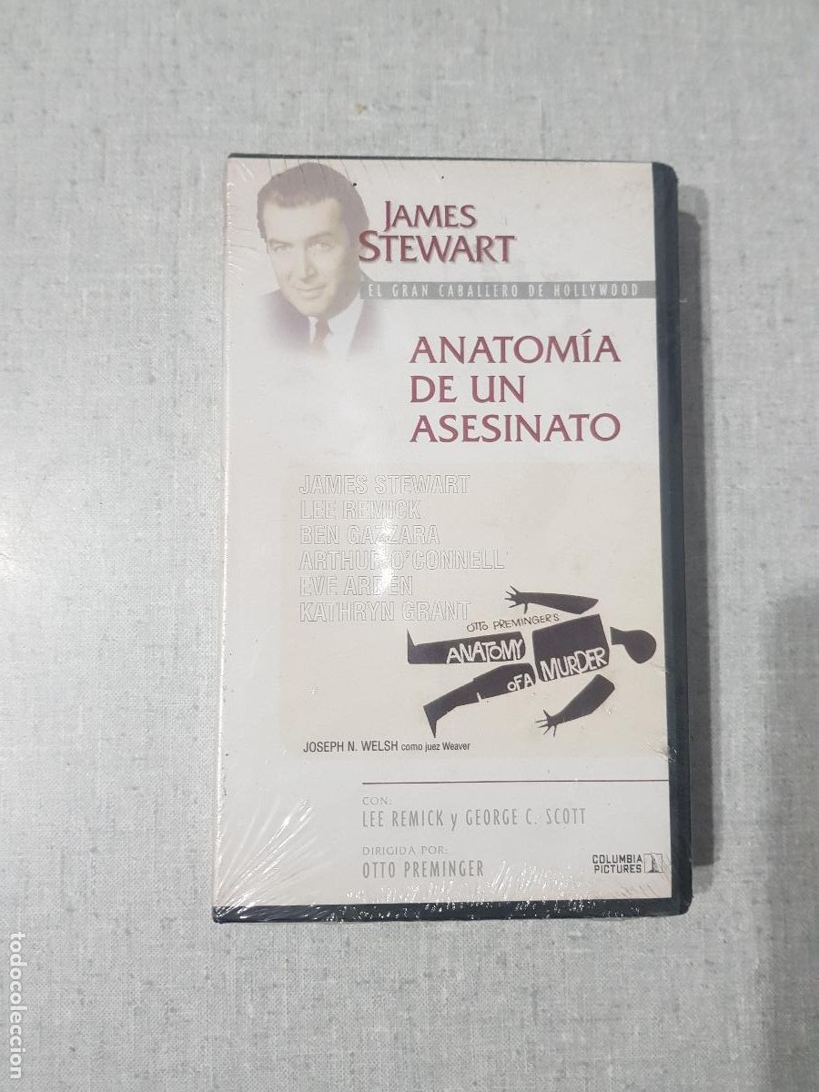 Cine: PELICULA VHS ANATOMIA DE UN ASESINATO PRECINTADA
