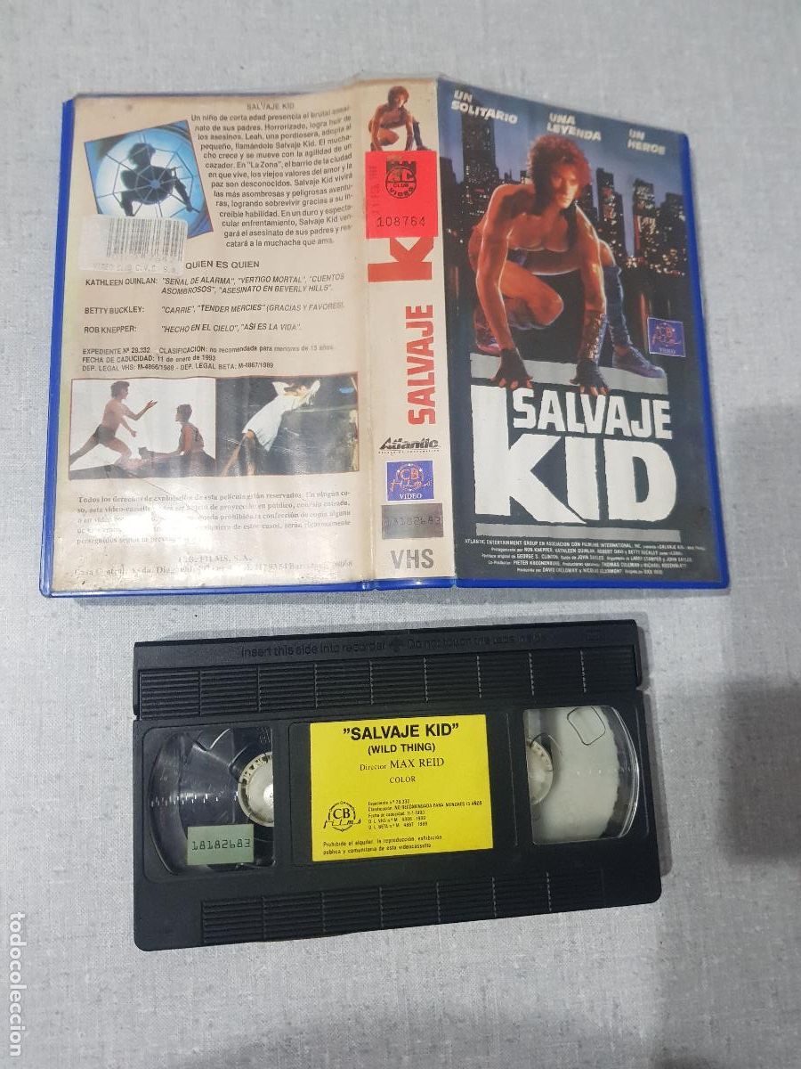 Cine: PELICULA VHS SALVAJE KID