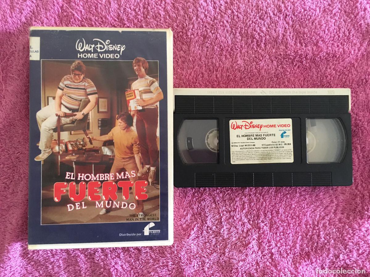 Cine: EL HOMBRE M&Aacute;S FUERTE DEL MUNDO (1975) VHS 1&ordf; EDICI&Oacute;N DISNEY FILMAYER COMEDIA KURT RUSSELL