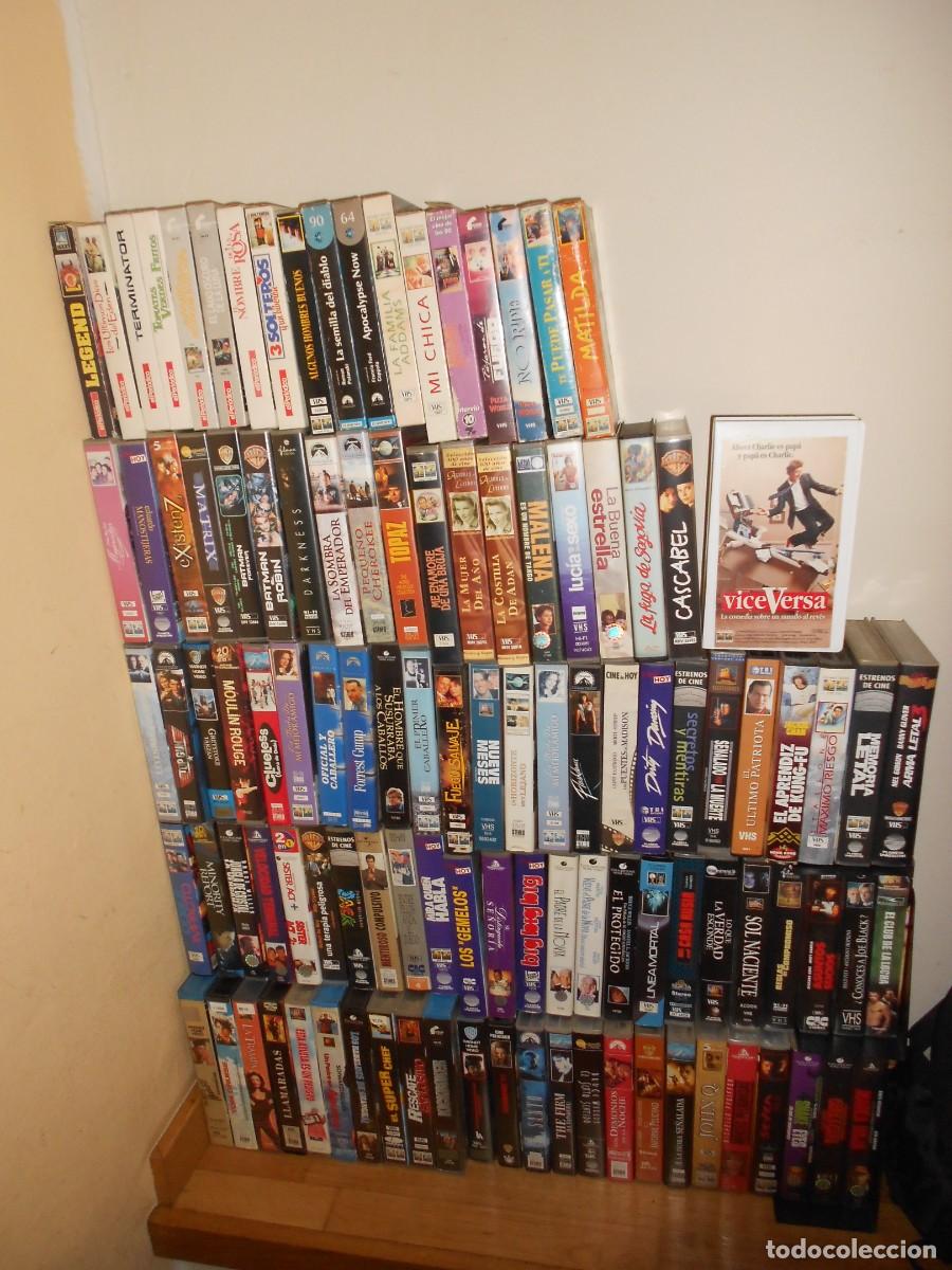 Cine: GRAN LOTE de 108 PELICULAS VHS - CINE ESPA&Ntilde;OL / COMEDIA / SUSPENSE / CLASICO / ACCION / etc... 1&euro;y+