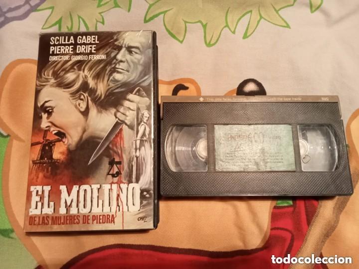 Cine: MOLINO DE LAS MUJERES DE PIEDRA (1960) VHS TERROR G&Oacute;TICO GIORGIO FERRONI PIERRE BRICE SCILLA GABEL